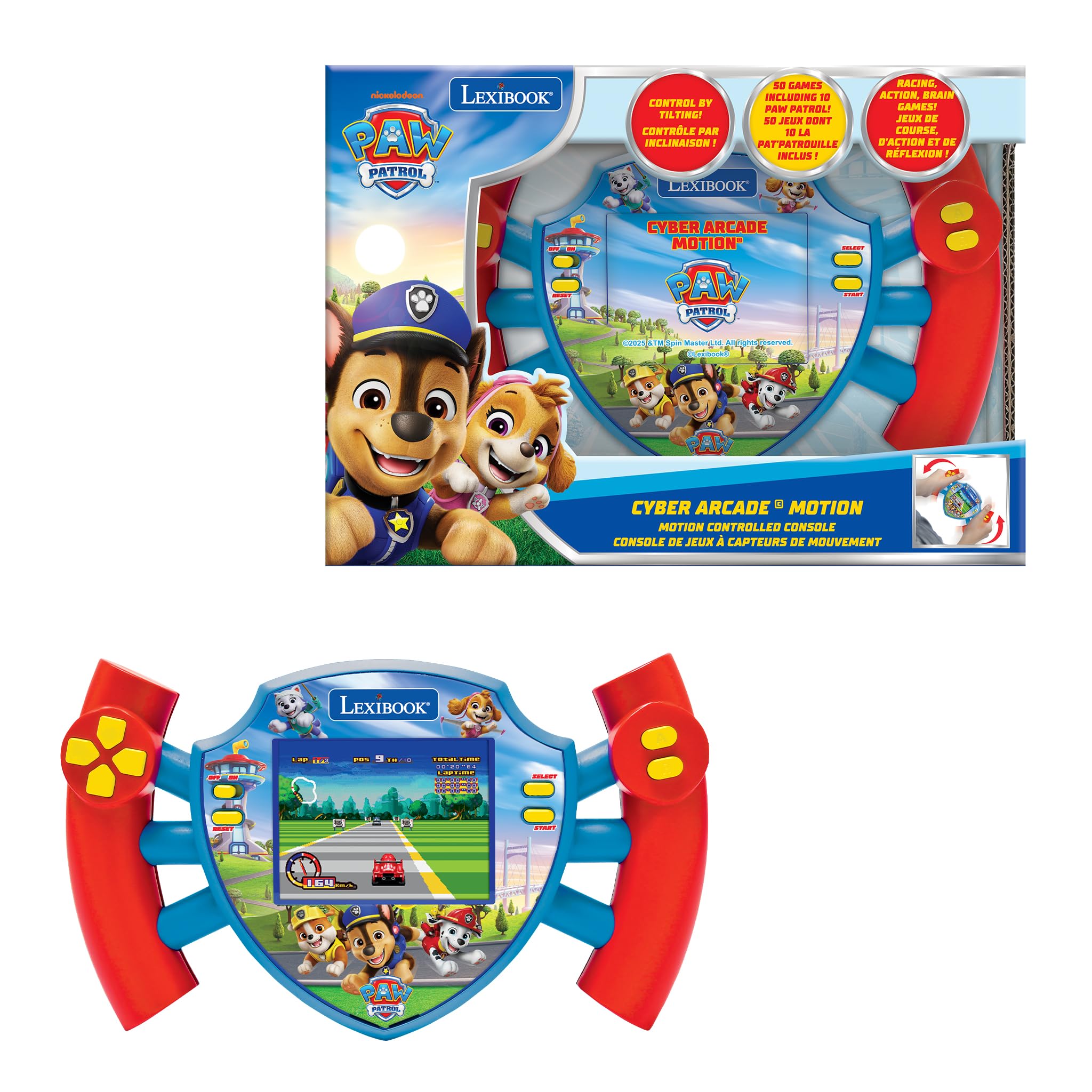 Lexibook, Paw Patrol Cyber Arcade Motion® Console with Gesture Control