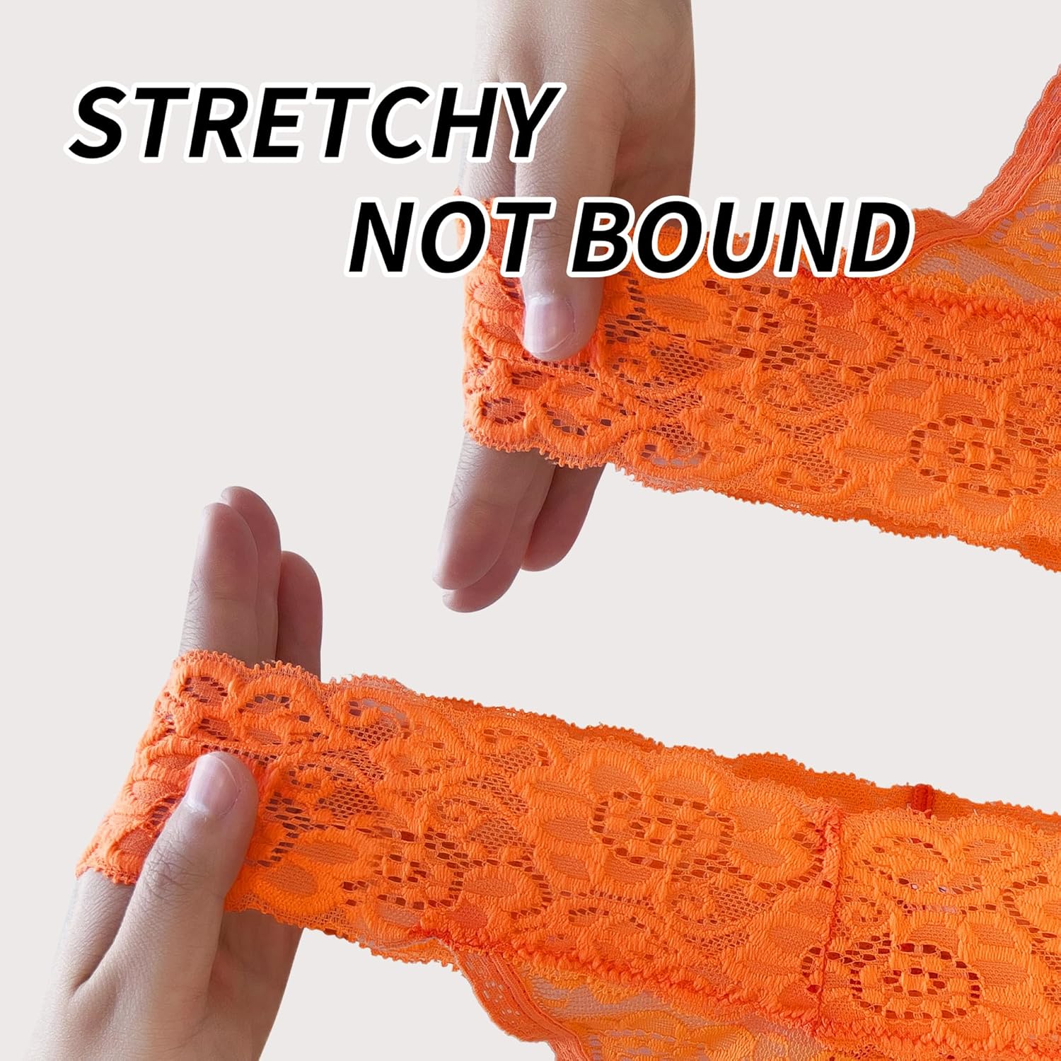 Pack 10 Seamless Lace Thongs for Women Plus Size Breathable Panties Low Rise T-back Stretch Cotton No Show Underwear - Image 4