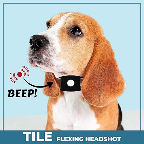 Miniatura 5 de Tile Mate (2022) y combo de collar de mascota, rastreador Bluetooth, localizador alcance de hasta 250 pies. Batería de hasta 3 años. Resistente al
