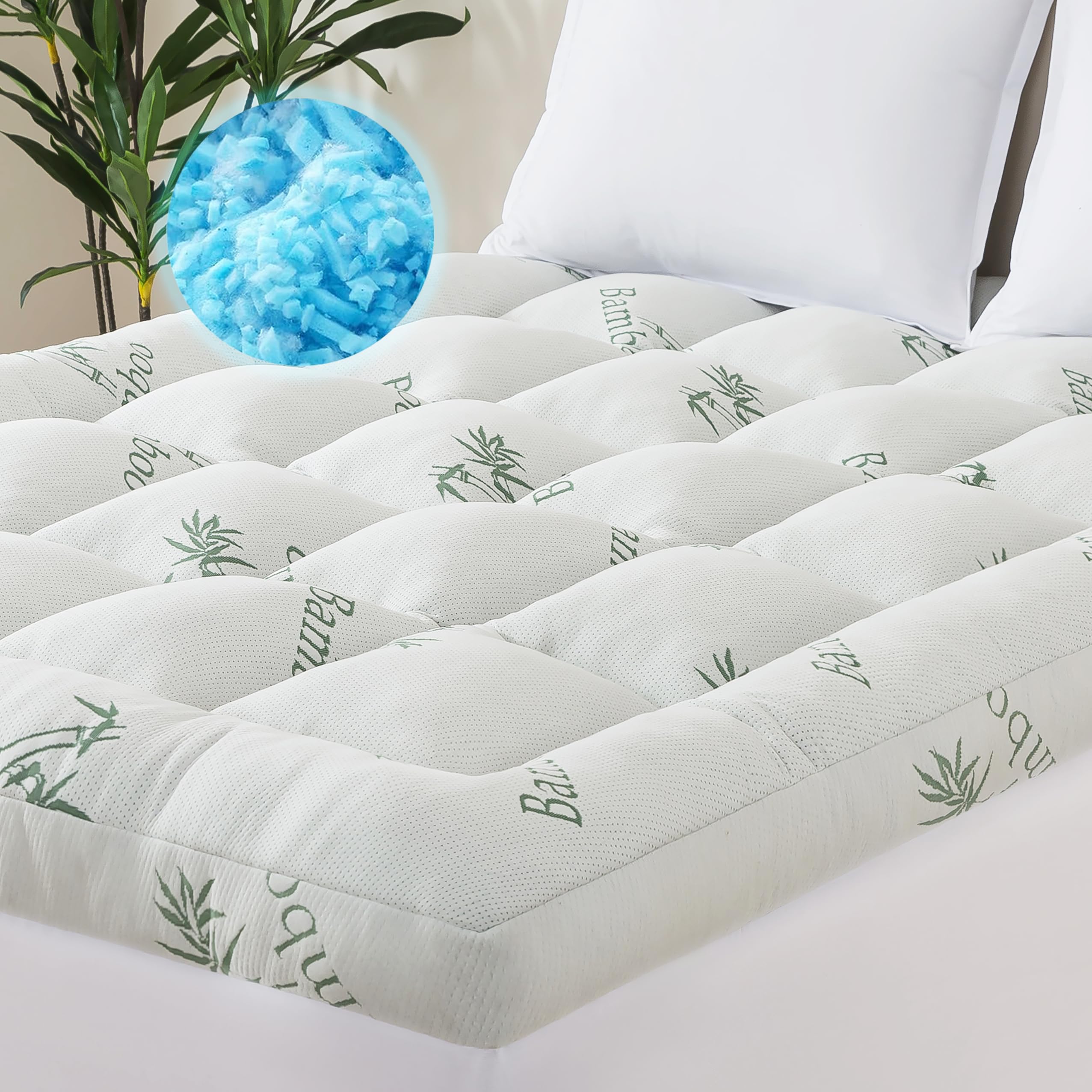ELNIDO QUEEN 3 Inch Memory Foam Mattress Topper