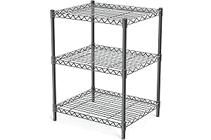 3 Tier Grow Tent Shelves Steel Warehouse Pantry Rack
