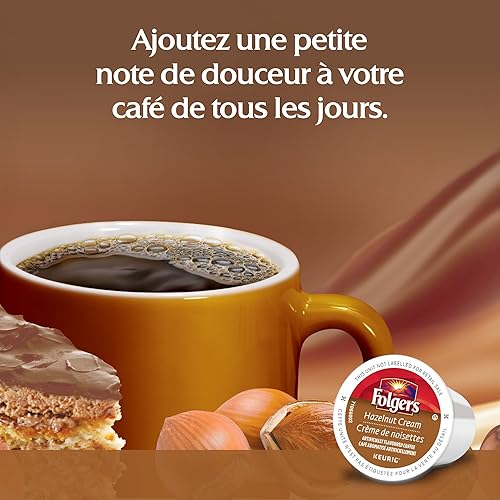 Miniatura 6 de Folgers Cápsulas de café K-Cup de crema de avellana, 12 unidades