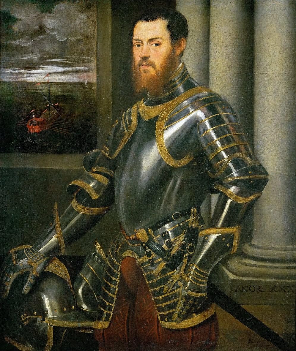 Cuadro en lienzo para dormitorio con retrato clásico de Tintoretto 5