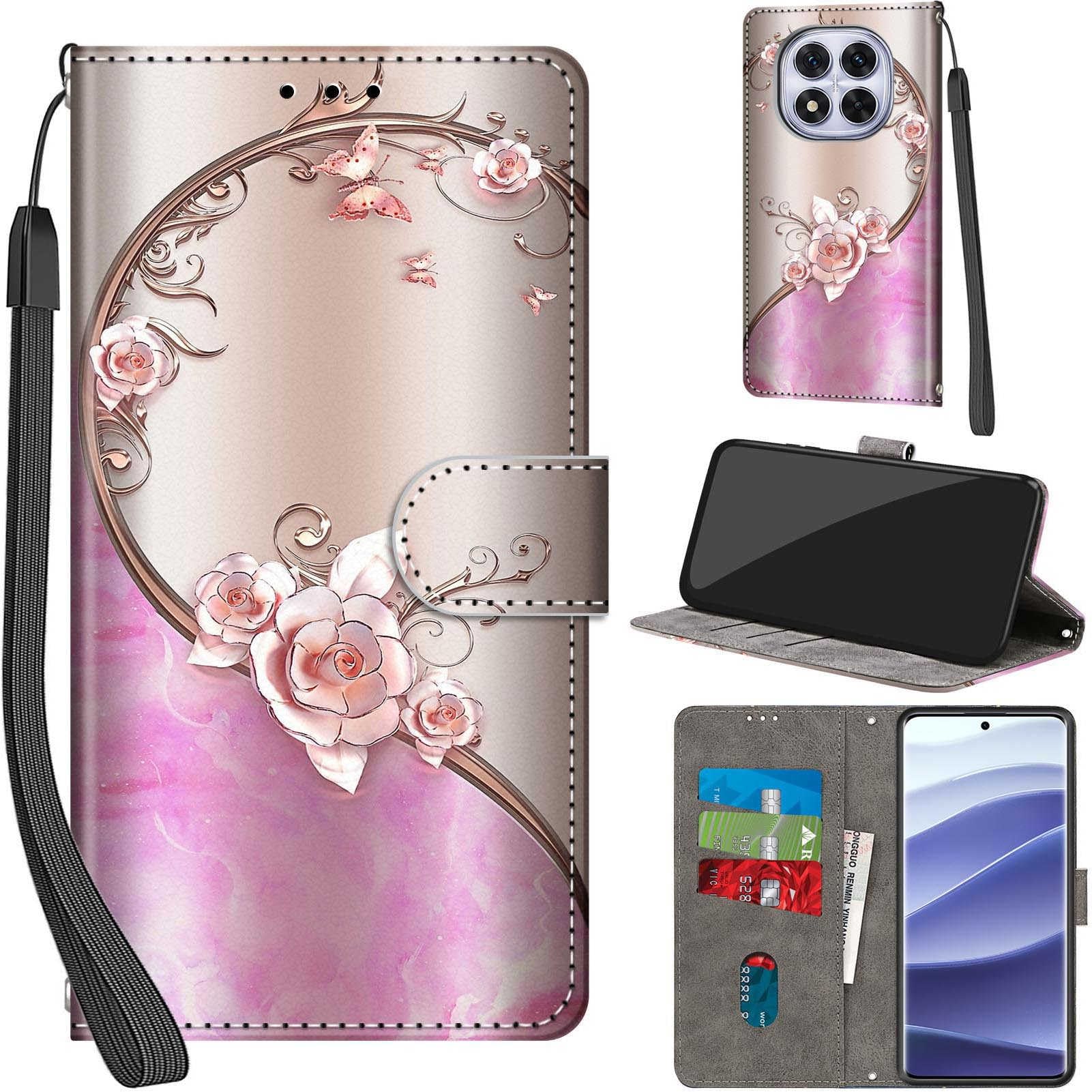 AIBEX Flip Cover For Redmi Note 14 SE 5G / Redmi Note 14 5G |Premium Leather Finish|Magnetic Closure Feature - AIBEX - View #2