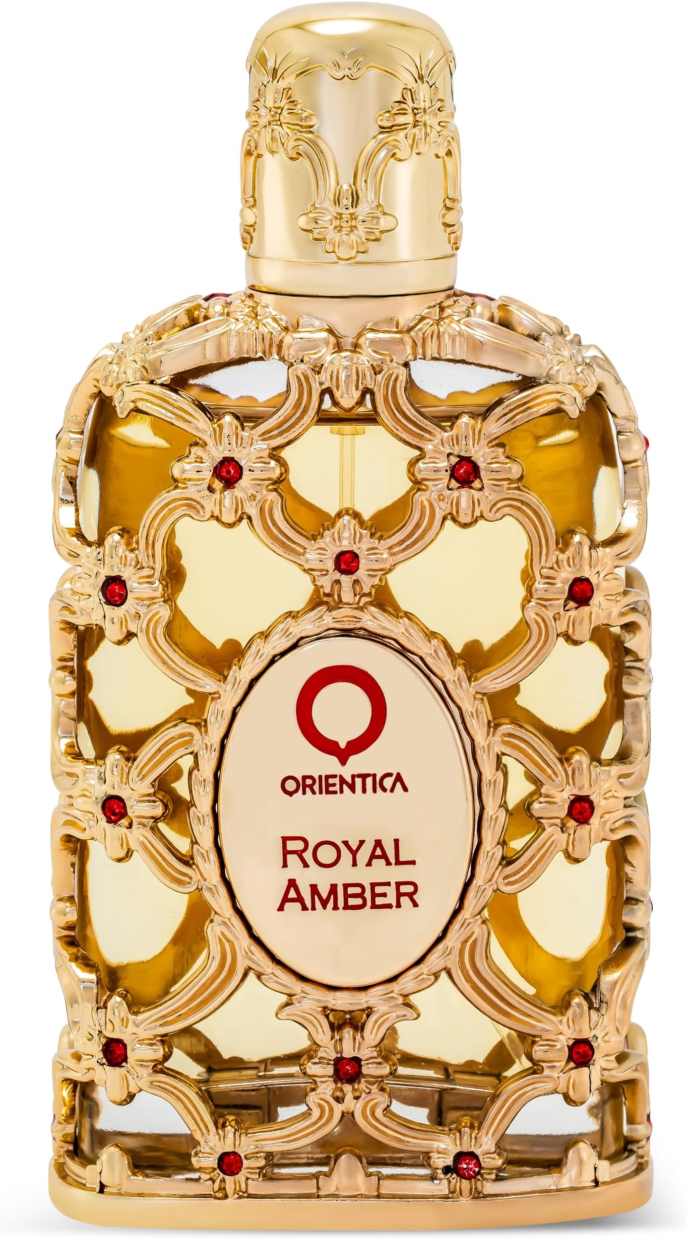 ORIENTICA Luxury Collection Royal Amber Eau De Parfum - Bergamot, Melon, Pineapple, Fruity, Gourmand, Amber, Woody, Vanilla, Musk - Perfume for Woman & Man - 2.7oz / 80ml