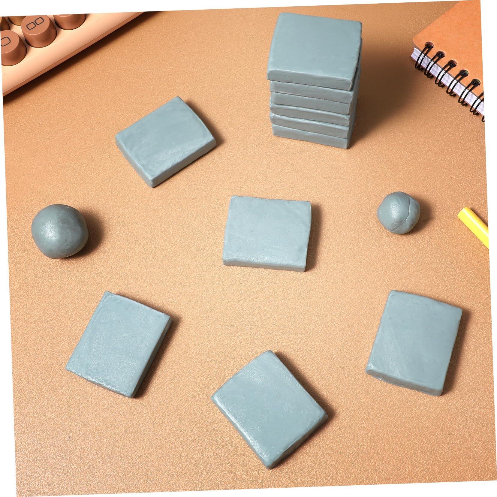 NUOBESTY 5 Ensembles La Gomme Gommes Alimentaires Gommes Pétries Pour Dessiner Gomme D'art Pour Esquisser Pour Écoliers Gomme À Effacer Artistique Pâte À Modeler Blue 12 Pièces * 5