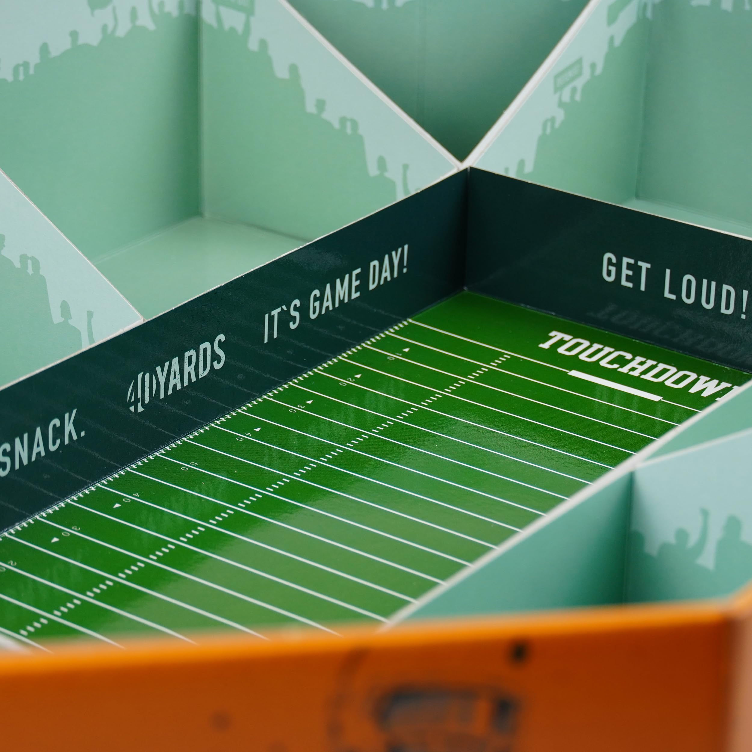 Snack Stadium Football Americano 40YARDS - Vassoio XXL 61x43cm Per Party E Feste - Foto 10