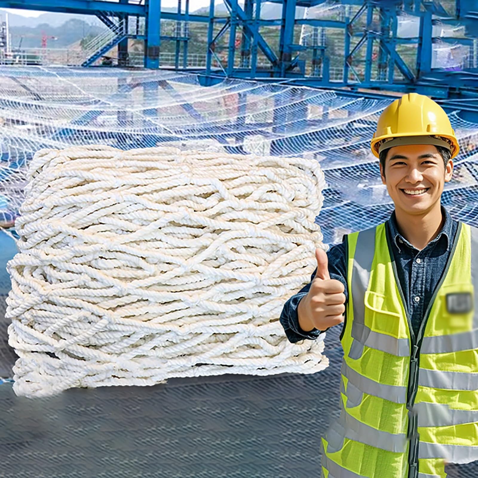 Filet Remorque Protection Coffre Filet D'arrimage De Charge De Sécurité Commercial Extra Large, 1 2 M 3 4 5 6 8 10 12 14 16 18 M De Long, Filet Anti-chute Pour Équipement De Jeu, Filet D'épicerie Anti