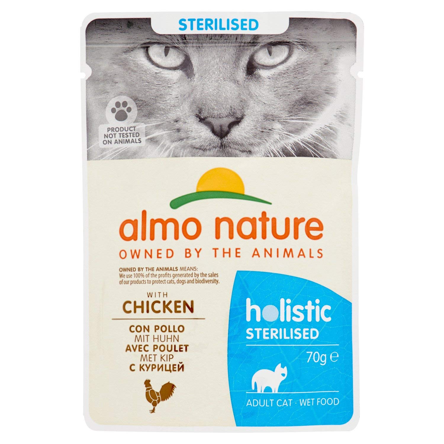 almo nature Complete Wet Food for Cats for Cats 70 g, Pack of 24