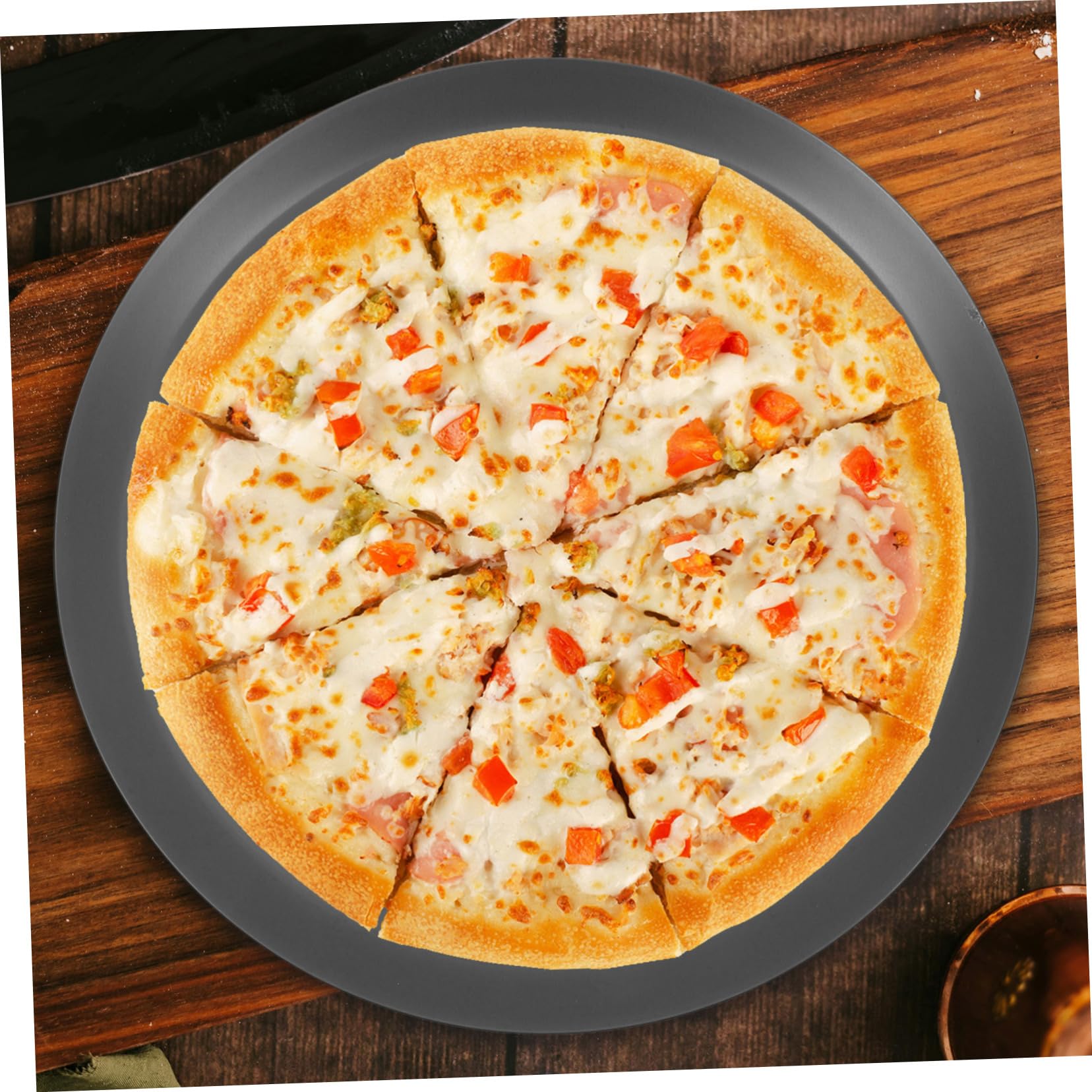 Pizza Blech Rund Mit Löchern Pizzablech Aus Aluminiumlegierung Für Backofen Pizzabackform Antihaft Backzubehör Für Pizza Kuchen Und
