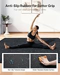 VEVOR Puzzle Exercise Mat, 24 PCS Fitness Equipment Mats, 24 x 24 x 0.4 in, High-Density EVA Foam Mats Set, Interlocking Rubber Soft Tiles, Protective Floor Padding with Blue Dots for Home Gym Office