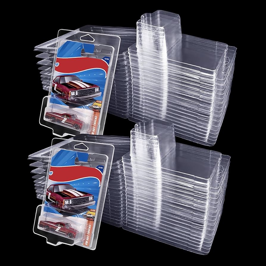 Amazon.com: 50-Pack Protector case for Hot Wheels -Clamshell