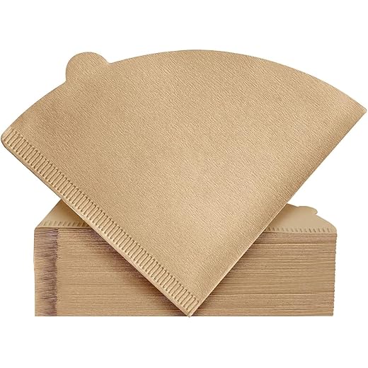 WebWares 100pcs Cone Shaped Coffee Filter Paper Bags Disposa