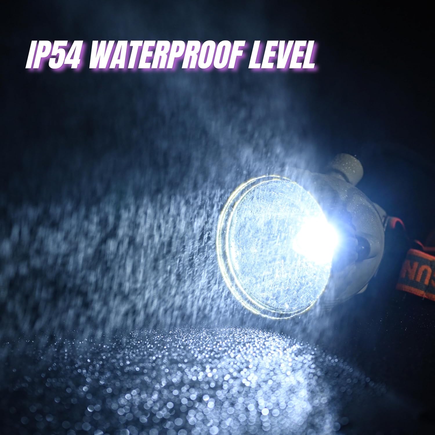 Eyes.sys 110000LUX 10W LED Coon Hunting Lights for Coyotes Hog Hunting Light, Rechargeable Waterproof Camping Searchlight, Ultra Bright Mining Headlamp with 4 Optical Filters for Night Working
