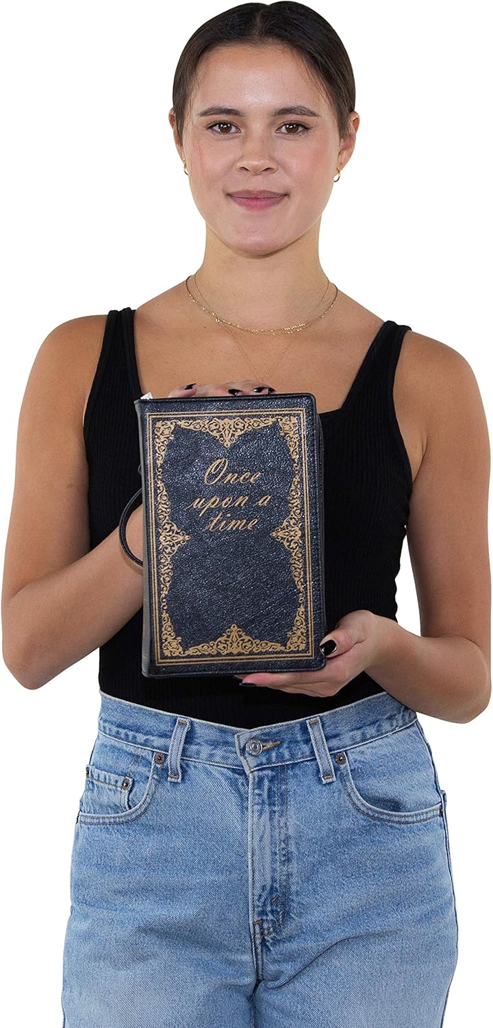 Vintage Hard Bound Story Book Clutch Shoulder Bag