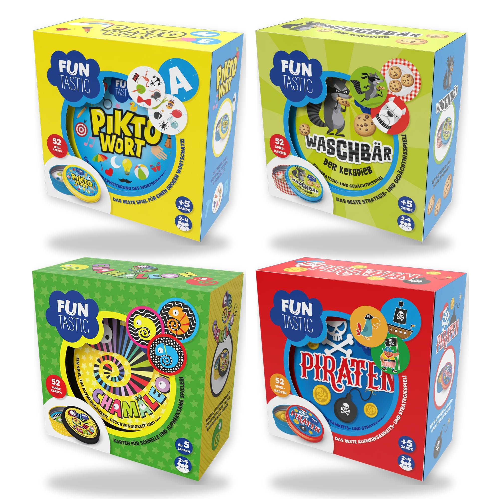 IMAGILAND Chamäleon, Pikto Wort, Waschbär und Piraten Bundle
