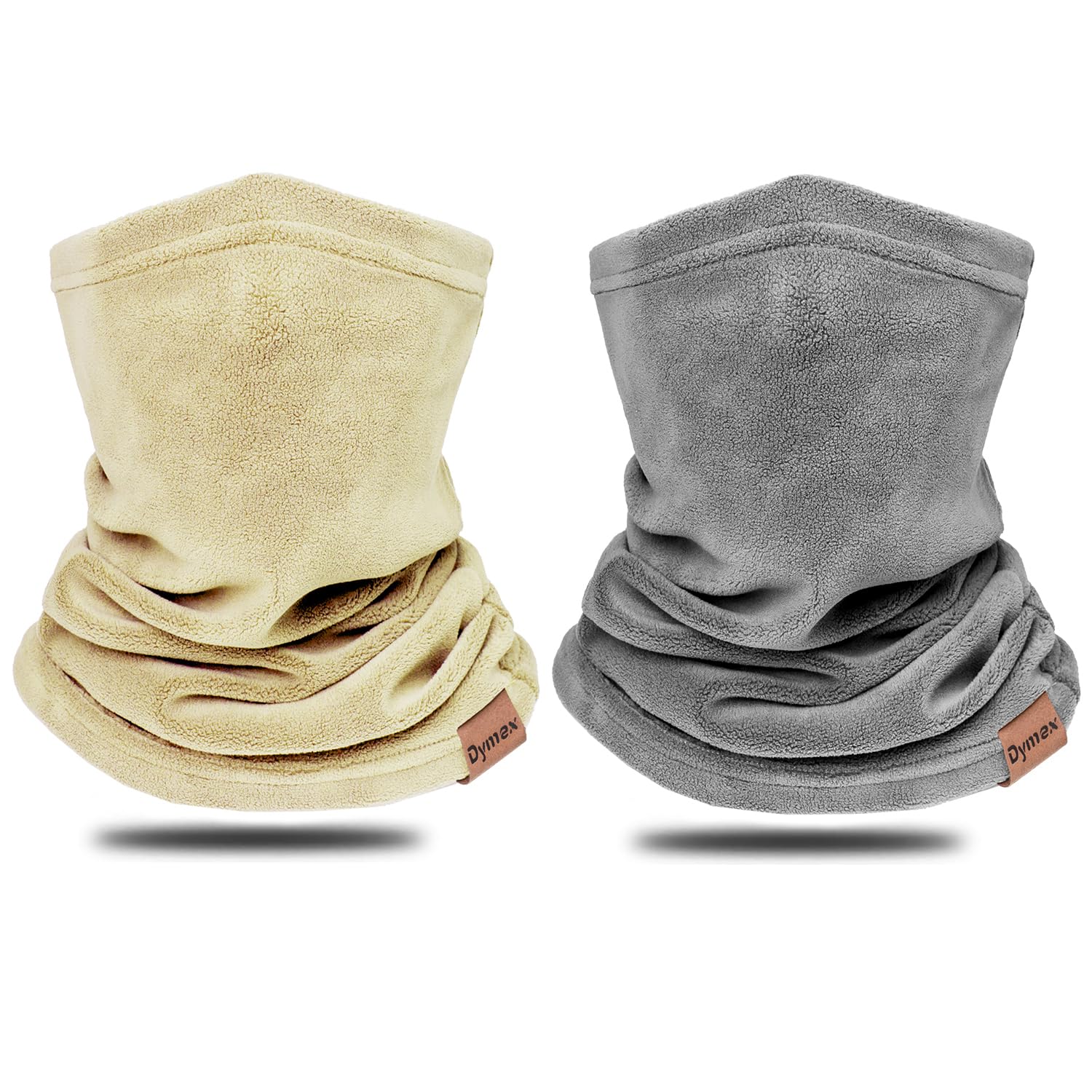 Dymex 2 PCS Kids Neck Warmer Gaiter Winter Fleece Neck Cover Balaclava Windproof Face Cover Mask for Ski Motorcycle