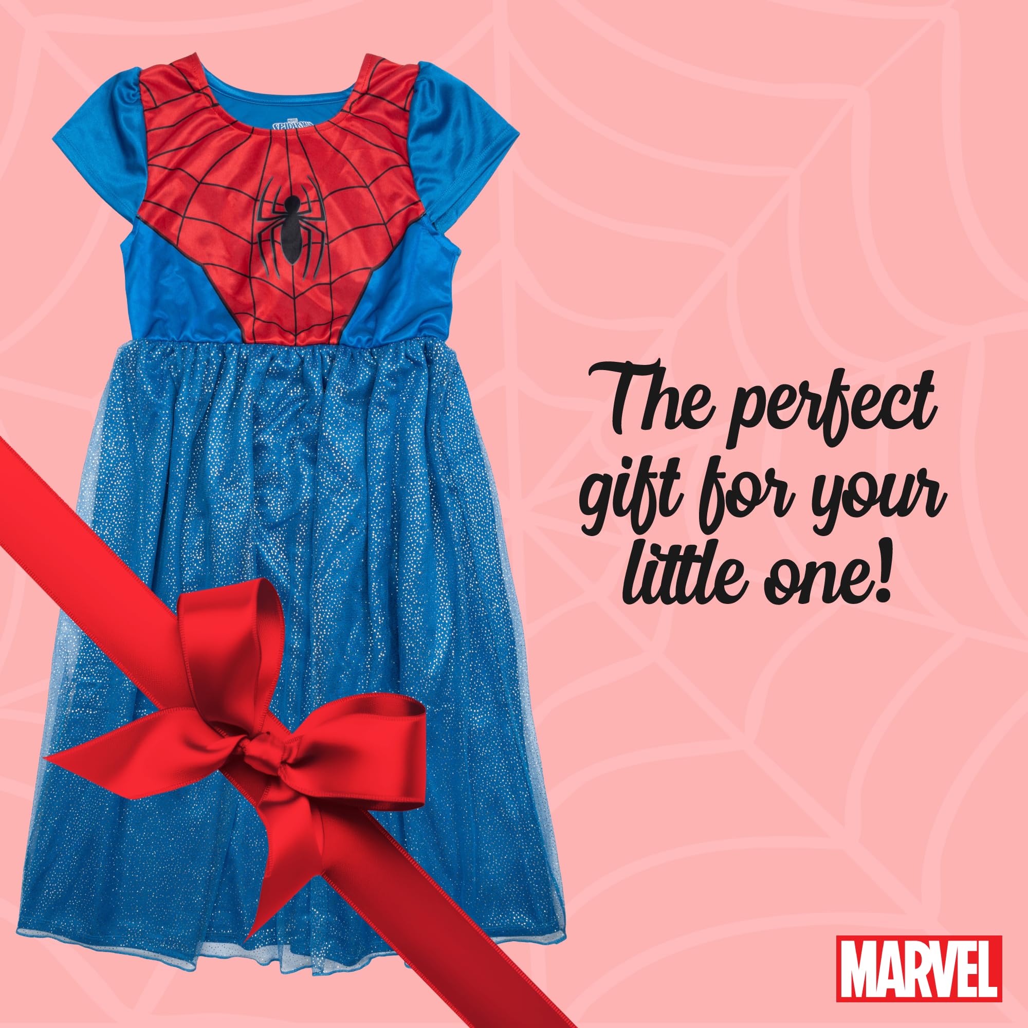 Disney Girls' One Size Fantasy Nightgown, Spider Gown, 6