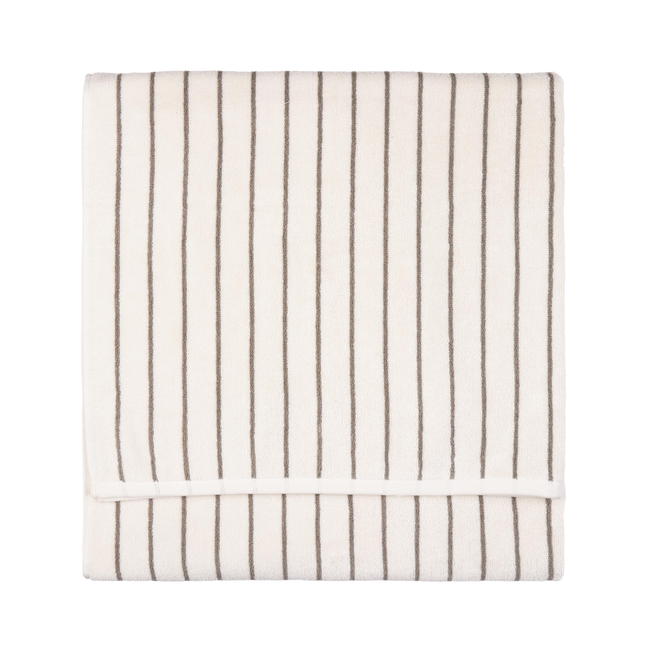 Yard Bath Towel Hebden Narrow Stripe Mole 70X130cm