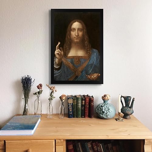 Miniatura 3 de Retrato de la cabaña perdida de Cristo en Salvator Mundi por Leonardo Da Vinci  Impresión sin marco  Reproducción de pinturas de obras de arte finas