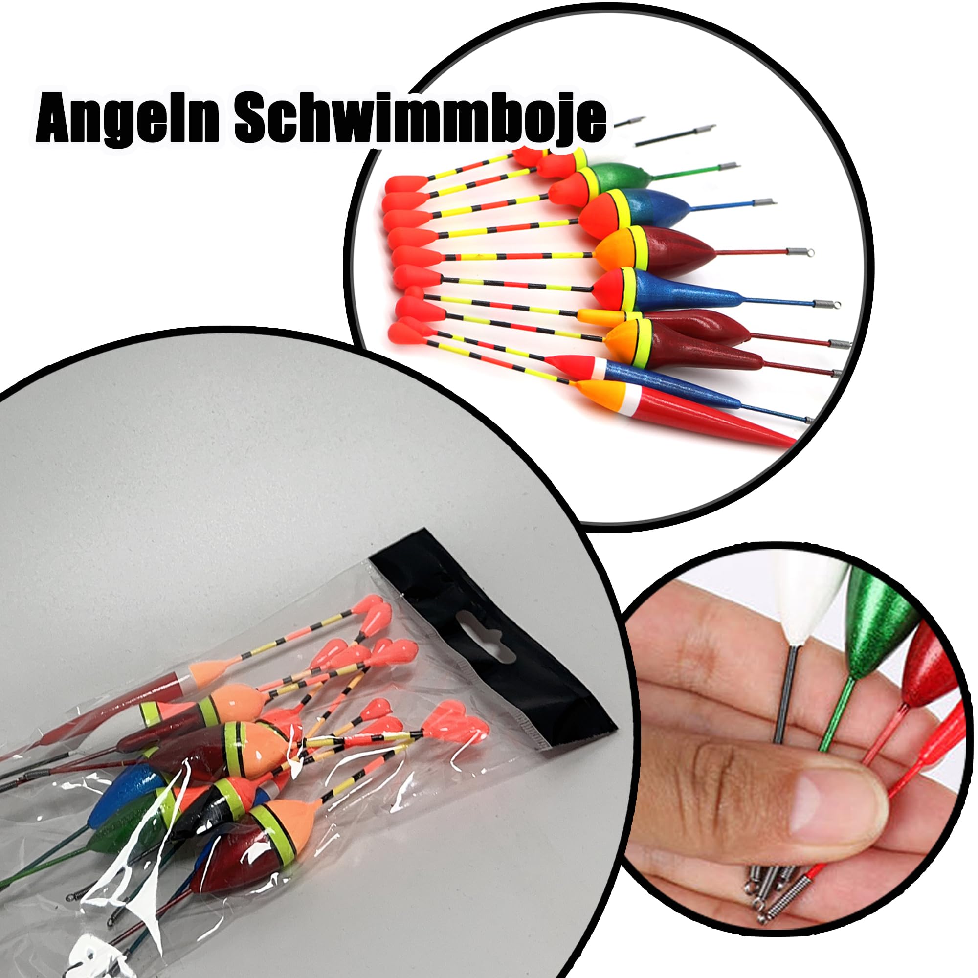 MAEXUS Zestaw 10 sztuk spławików wędkarskich, wędkowanie ołowiane, pływaki, spławiki do pstrągów, spławiki wędkarskie, 0,6g-4,5g, zestaw spławików wędkarskich do łowienia ryb spokojnych i pstrągów