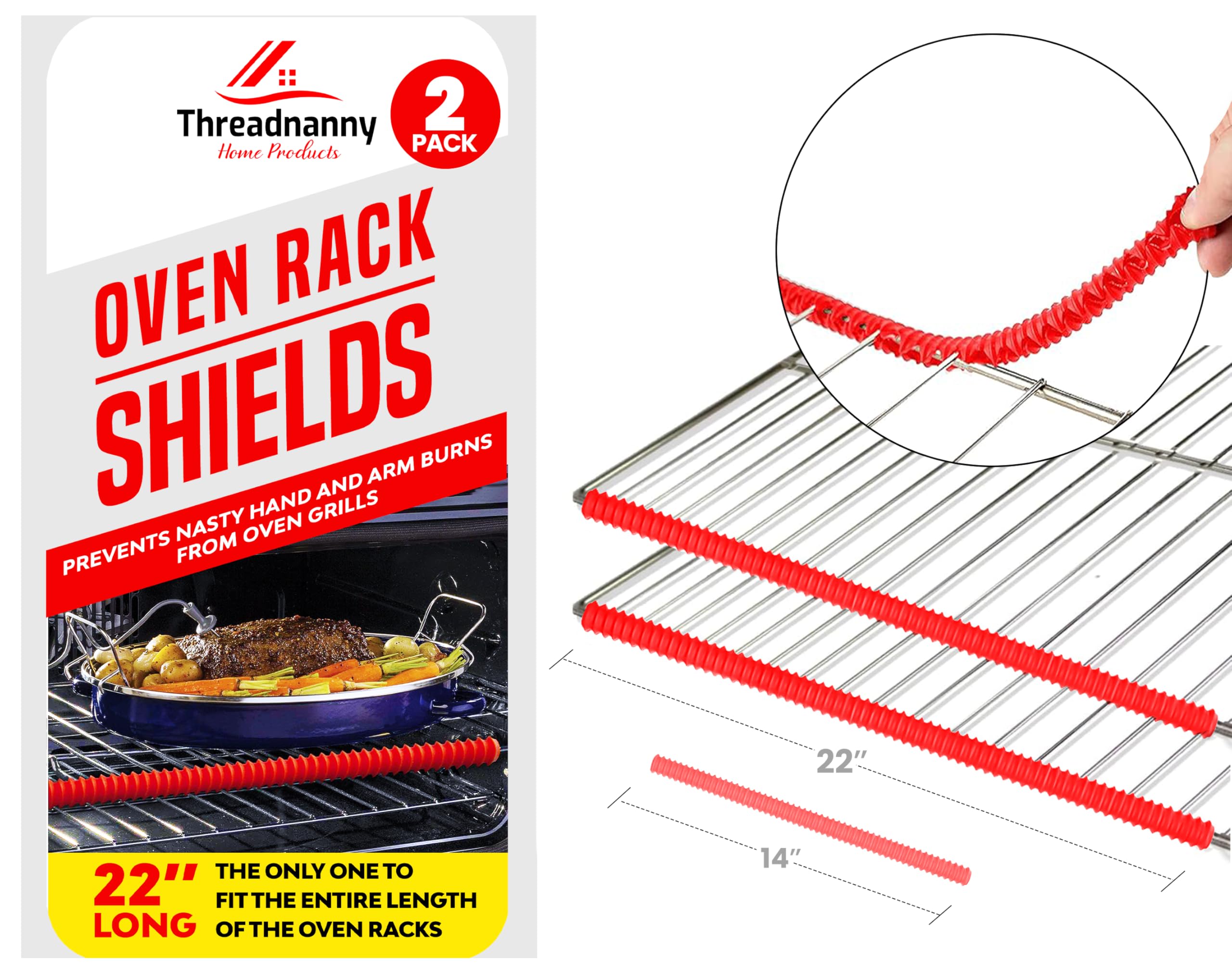 Silicone Oven Rack Shield Guard