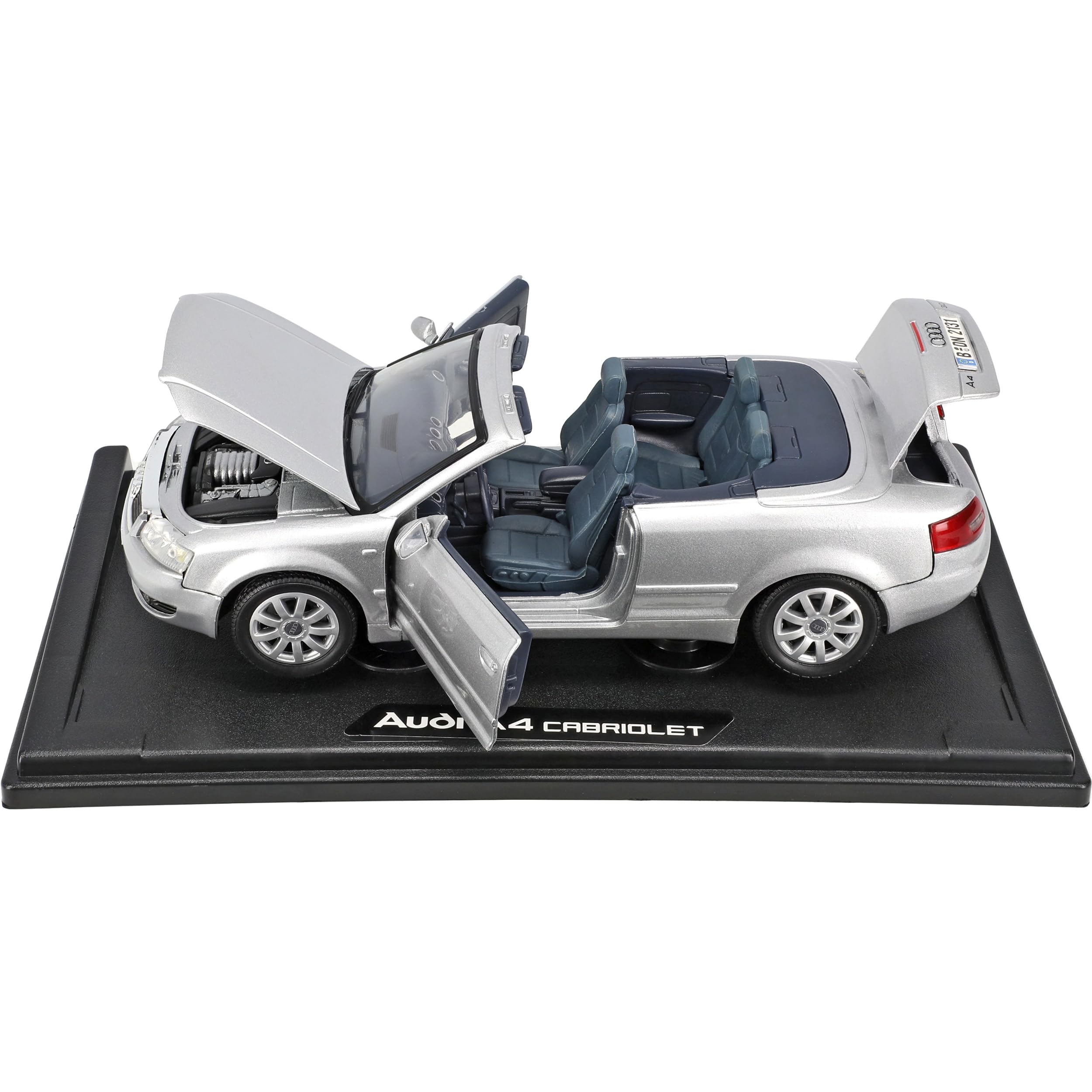 Motormax A*u*d*i A4 B6 Cabrio Silber 2002-2006 1/18 Modell Auto