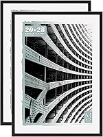 Vista 33 de MCS Foundation - Marco para póster de 18 x 24 pulgadas, color negro tradicional, vertical y horizontal, para colgar en la pared, marco grande