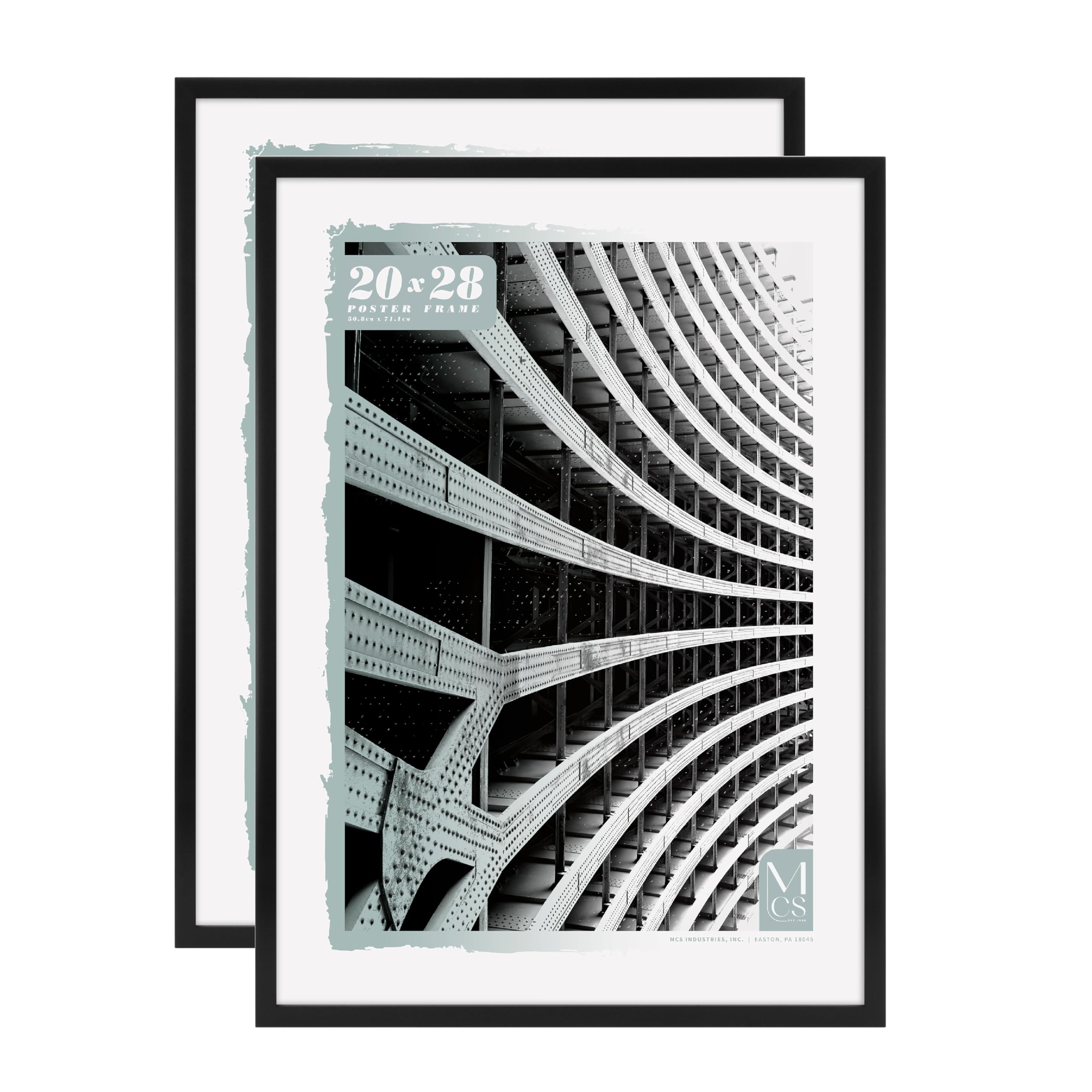 MCS Foundatio & Art Prints (2-Pack) 2 Pack 20x28 Black