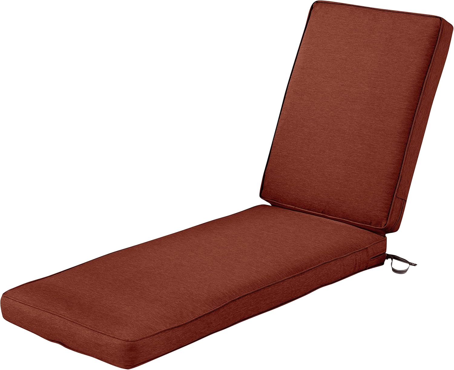 Classic Accessories Montlake FadeSafe Water-Resistant 72 x 21 x 3 Inch Rectangle Patio Quilted Chaise Lounge Cushion, Grey