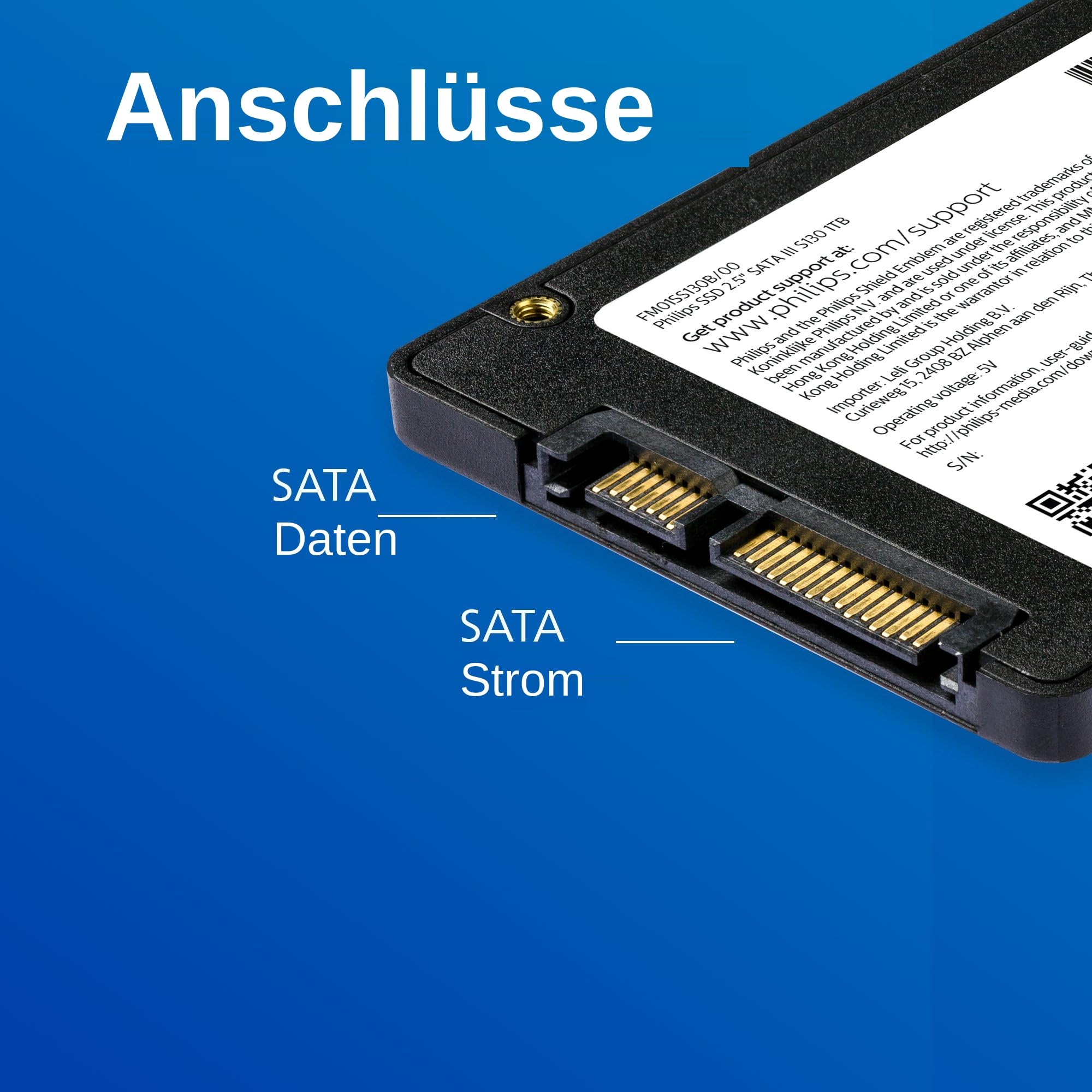 フィリップス製　SSD 1TB 内蔵型　2.5インチ　SATA Philips Internal SSD 2.5