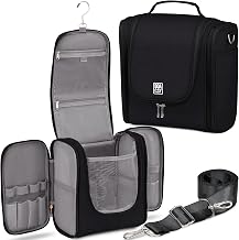 BOACAY Large Toiletry Bag for Women and Men, Hanging Toiletry Bag, Bathroom Bag