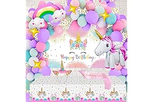 Unicorn Birthday Decorations for Girls