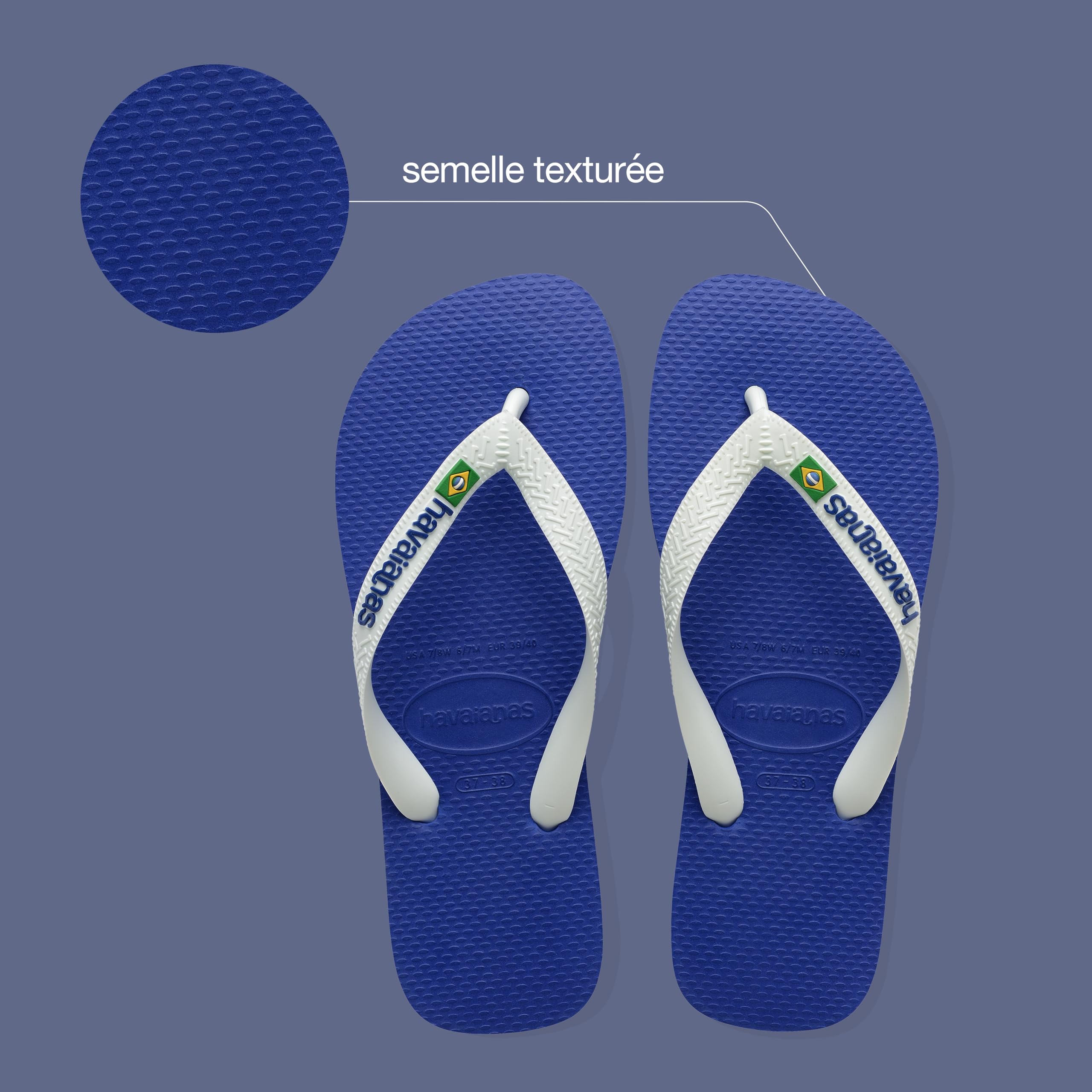 Havaianas - Top Brasil, Comfortable, Durable and Lightweight Flip Flops, with Non-Slip Sole, Brazilian Flag, Unisex Adults - 4