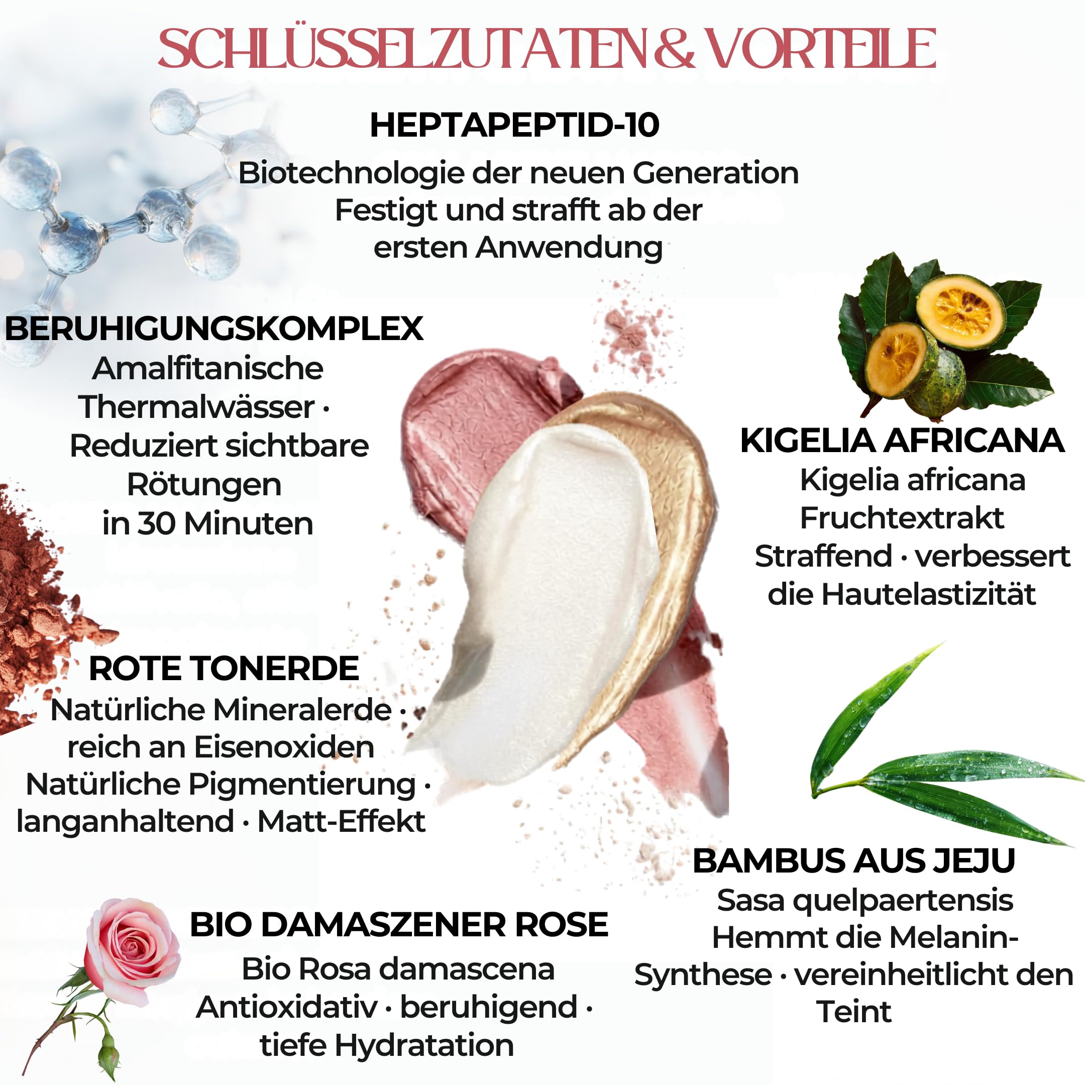 Dr. Dermaluci Lab Contouring Set Gesicht - Flüssiger Blush + Highlighter + Skin Perfector - Schminke Damen, Empfindliche Haut, Clean Make Up, Geschenkidee Frauen, Made in Italy