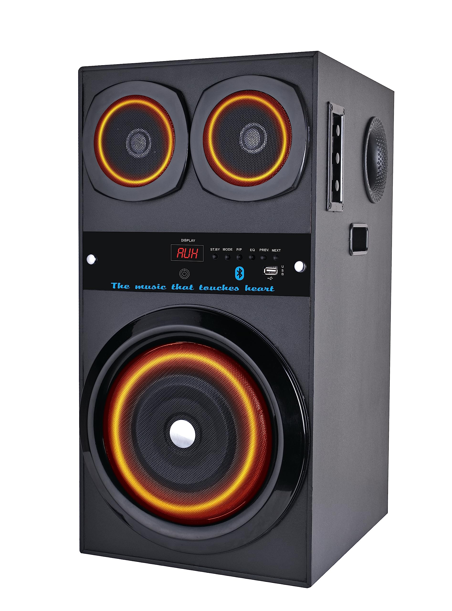 UIC-TWR-8101 Kingkong Pro Bluetooth Tower Speakers/Home Theatre/Party Speaker/Extreme Bass with MIC Slot, Bluetooth, AUX, USB Port & Remote Control (90 Watt - Black)