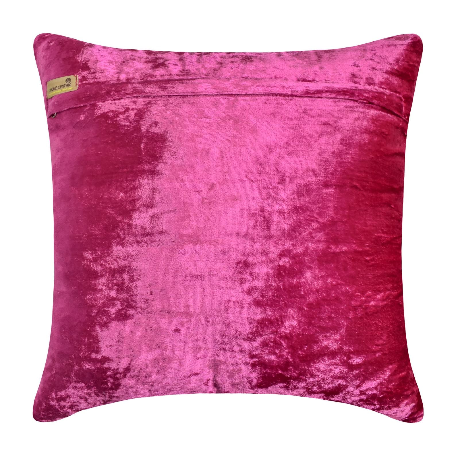 The HomeCentric Avorio 65x65 cm Raso Federa Per Cuscino, Ruffles Falsi europei, Vittoriano Tinta Unita Fodere europee per cuscini - Vintage