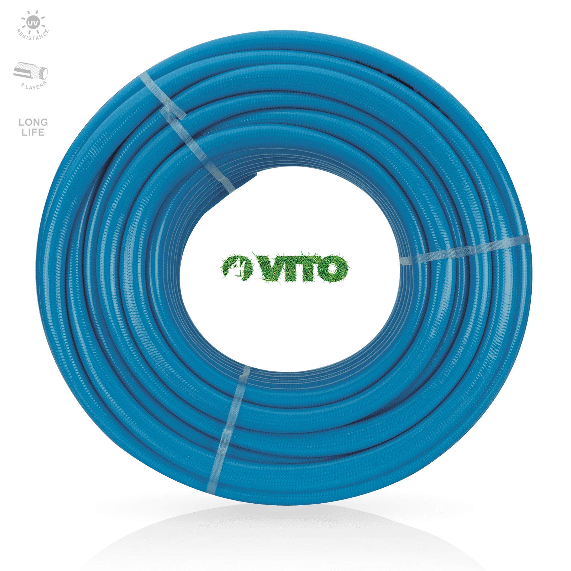 VITO Tuyau arrosage Ultra renforcé 25 mètres Ø 25 mm 1" Pression 21 Bar