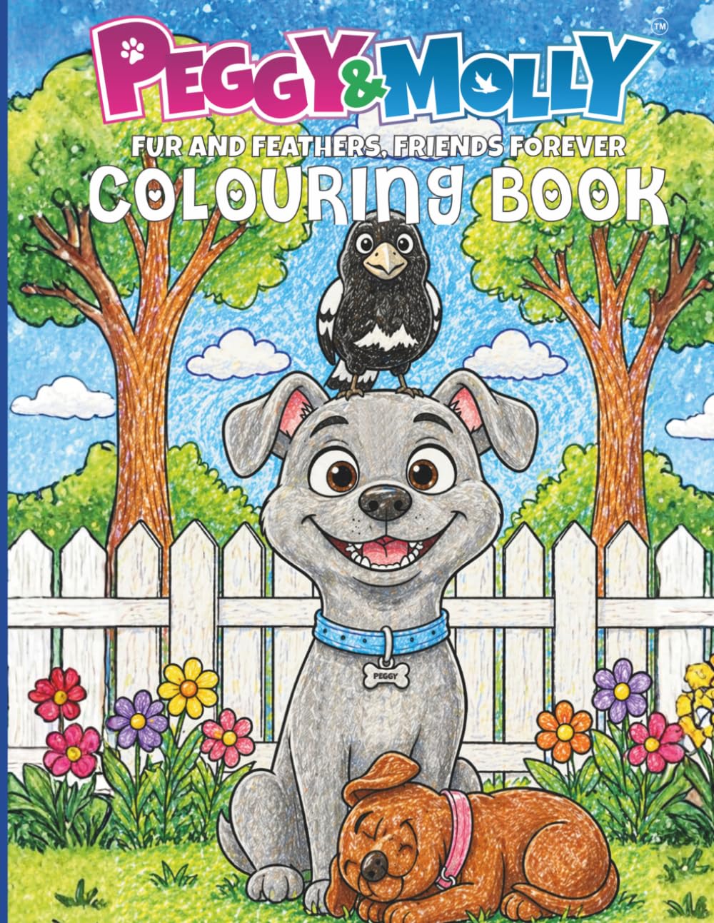 Peggy and Molly Animated Series: Colouring Book