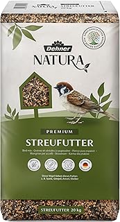Dehner Natura Premium Wildvogelfutter, Streufutter, Ganzjahresfutter proteinreich / energiereich, hochwertiges Vogelfutter für Wildvögel, 20 kg product image