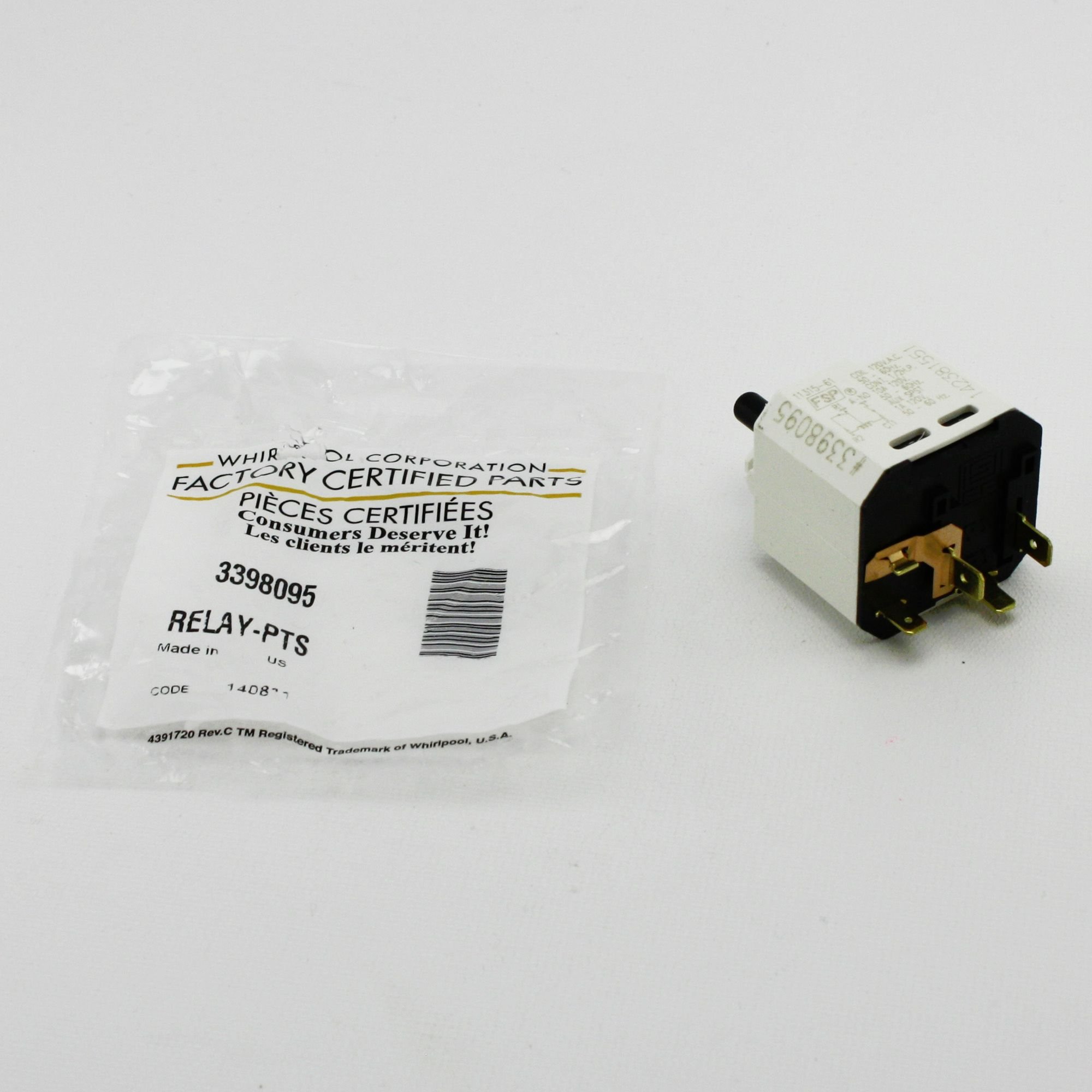 Amazon.com: Whirlpool 3398095 Start Relay for Dryer : Appliances