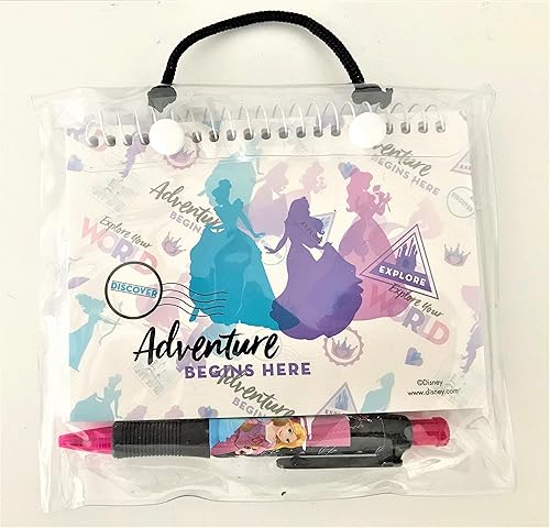 Miniatura 4 de Party Favores Disney Princesas Aventura Begin Here Libro de autógrafos con bolígrafo blocs de notas - (Princesses Adventure Begin Here)