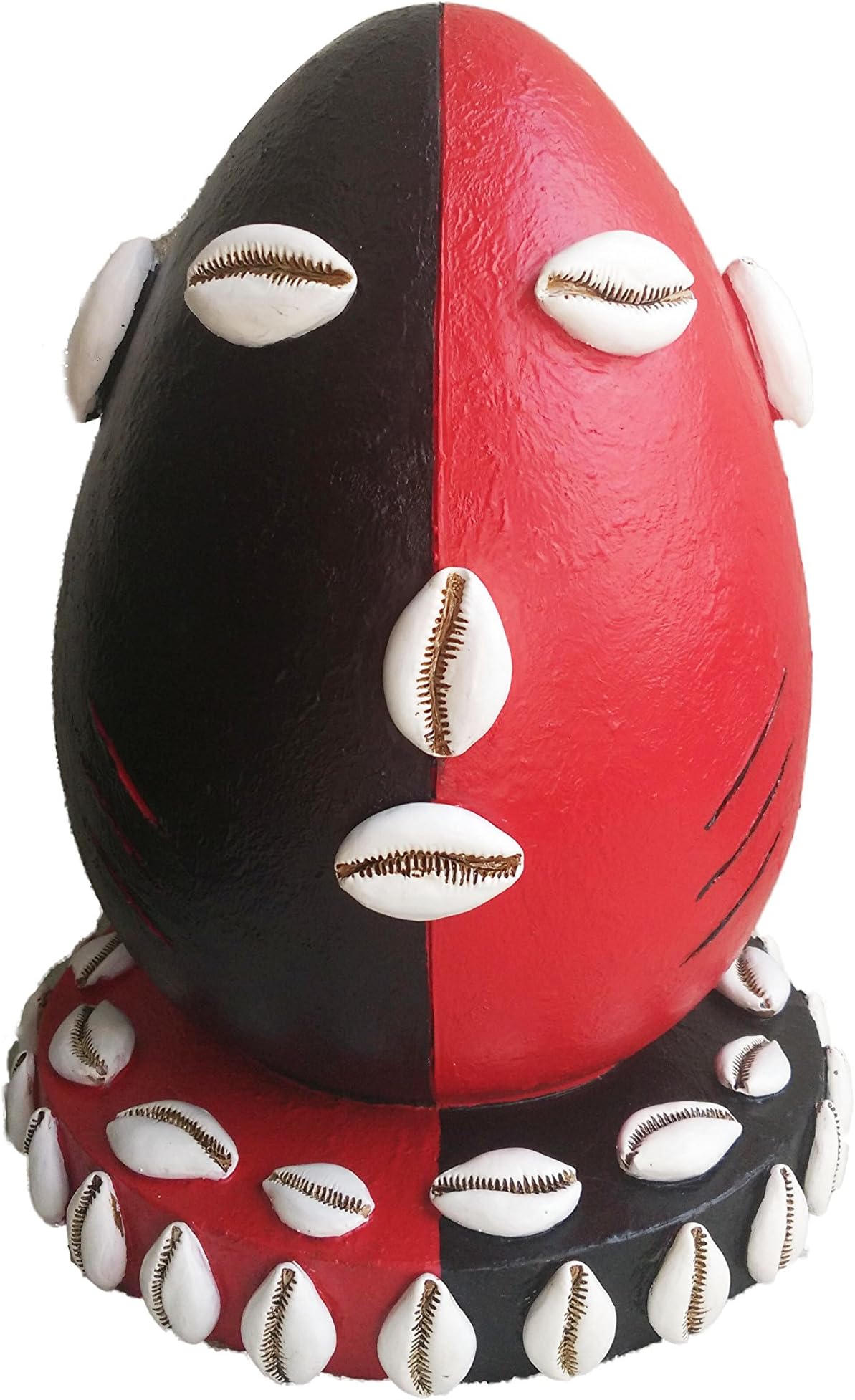 Elegua Head Elegua Face Statue (8 Inches)