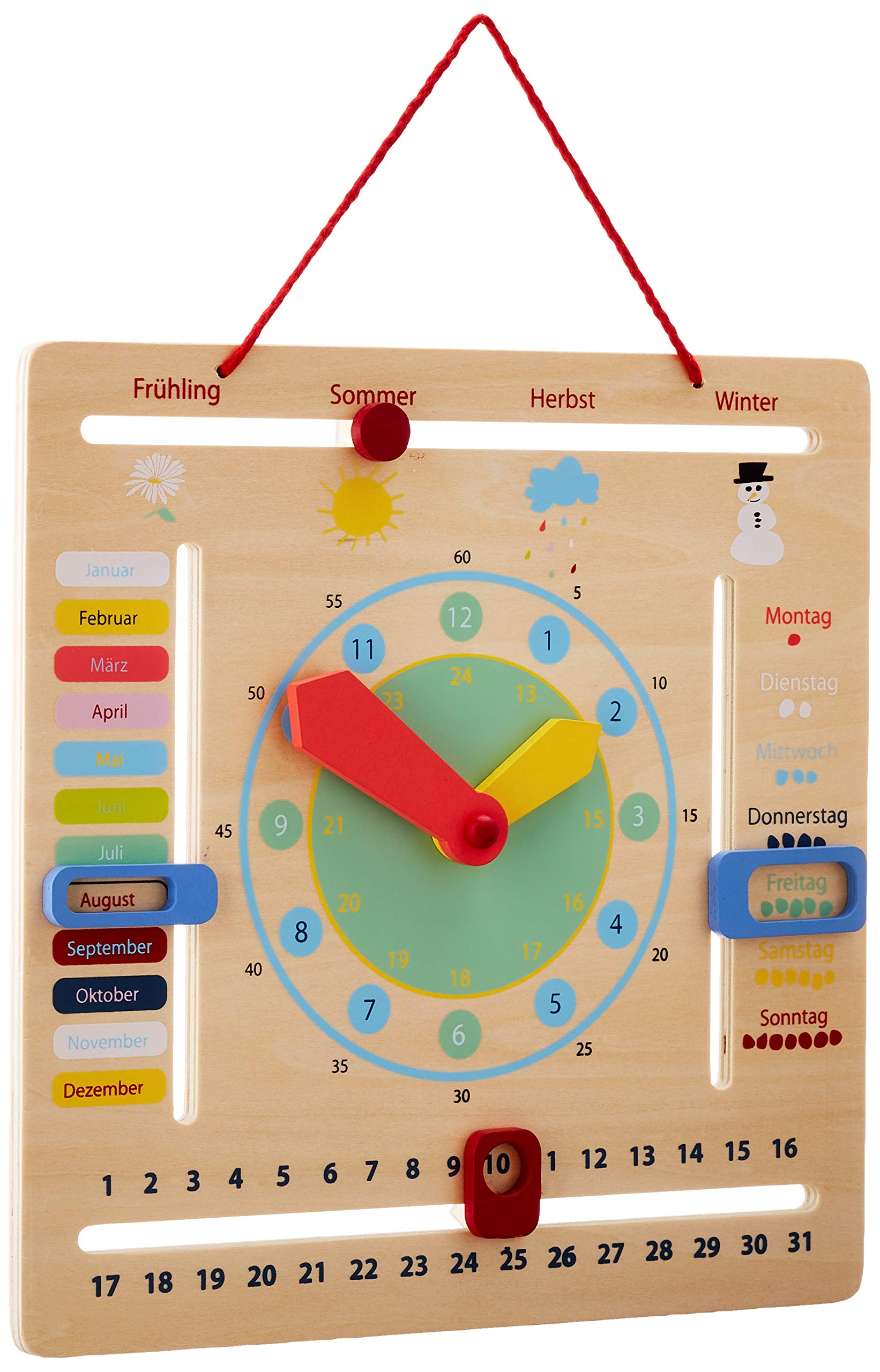 Small Foot Legler 11327 - Tavoletta stagionale Educate