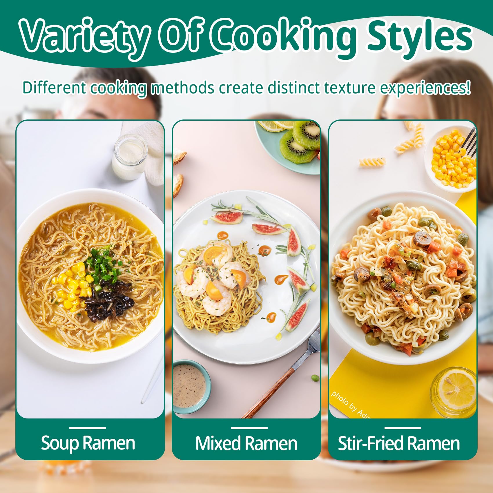 VOLO VERO High Protein (32g) Instant Ramen Variety Packaged Noodles Soup, Chicken, "Spicy" Beef, Pork Tonkotsu, Plant-Based, Air-Dried, Non-Fried, Low Carb, Egg-Free, Dairy Free Healthy Meal, 8 Packs
