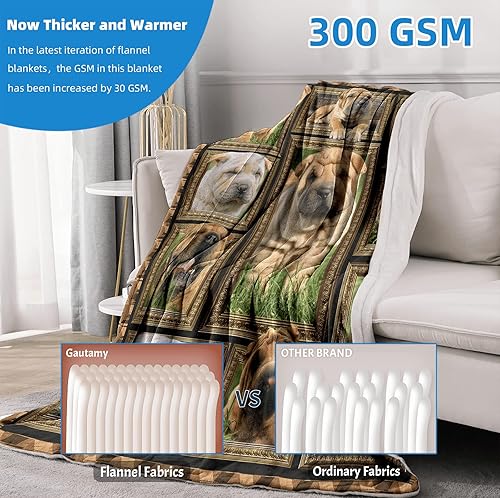 Vista 80 de Samoyed - Manta para mujeres, hombres y niños, regalos para amantes de los perros, manta de franela suave, acogedora, ligera y cálida para Samoyedo