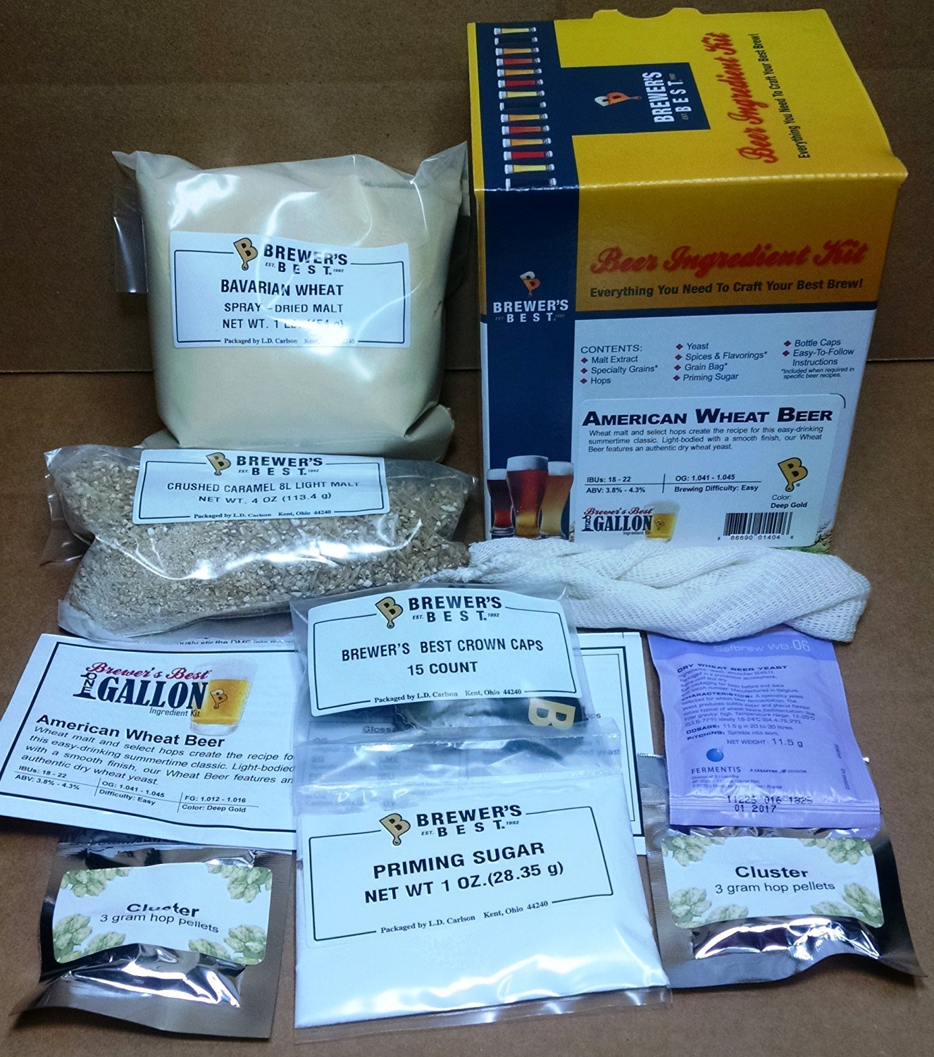 Brewer's Best One Gallon Home Brew Beer Ingredient Kit (Belgian Tripel)