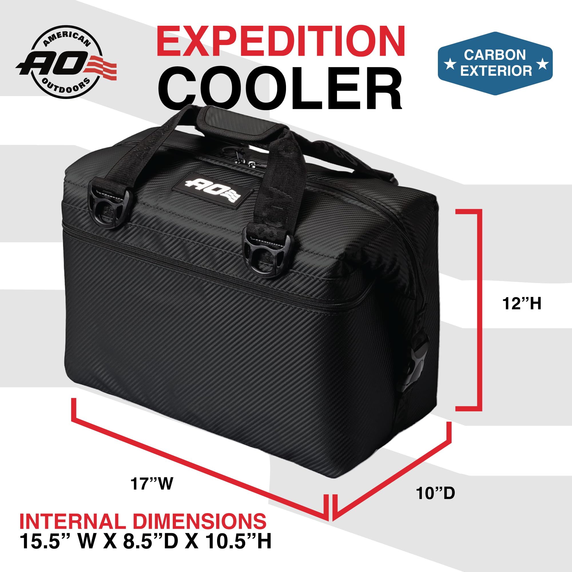 AO Coolers Torba chłodząca unisex Carbon