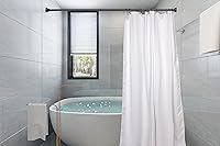 Vista 7 de Utopia Alley HK9BK - Juego de 12 anillos para cortina de ducha para baño, color negro