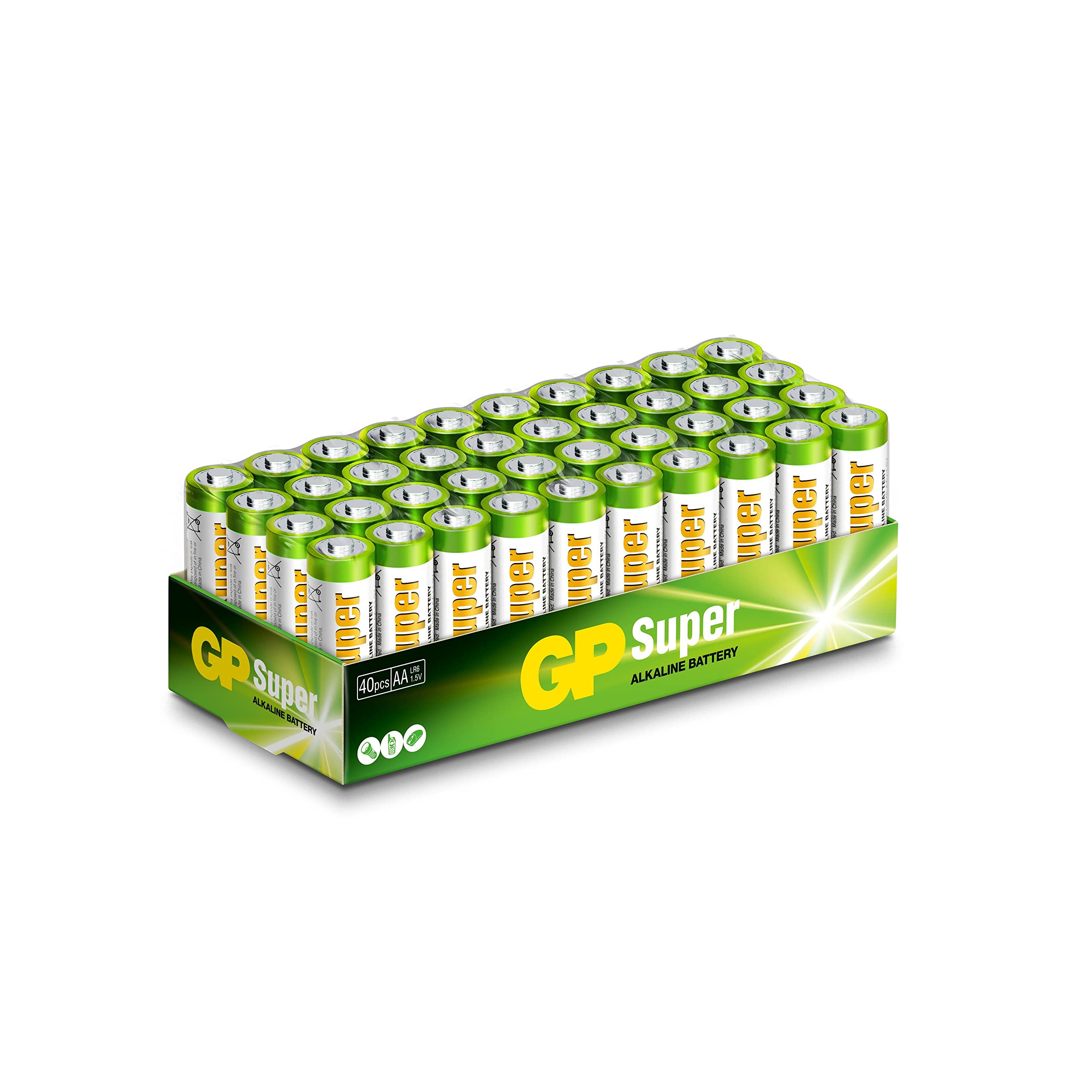 Gp Batteries Super Alkaline 15A/Lr6 Single-Use Battery Aa